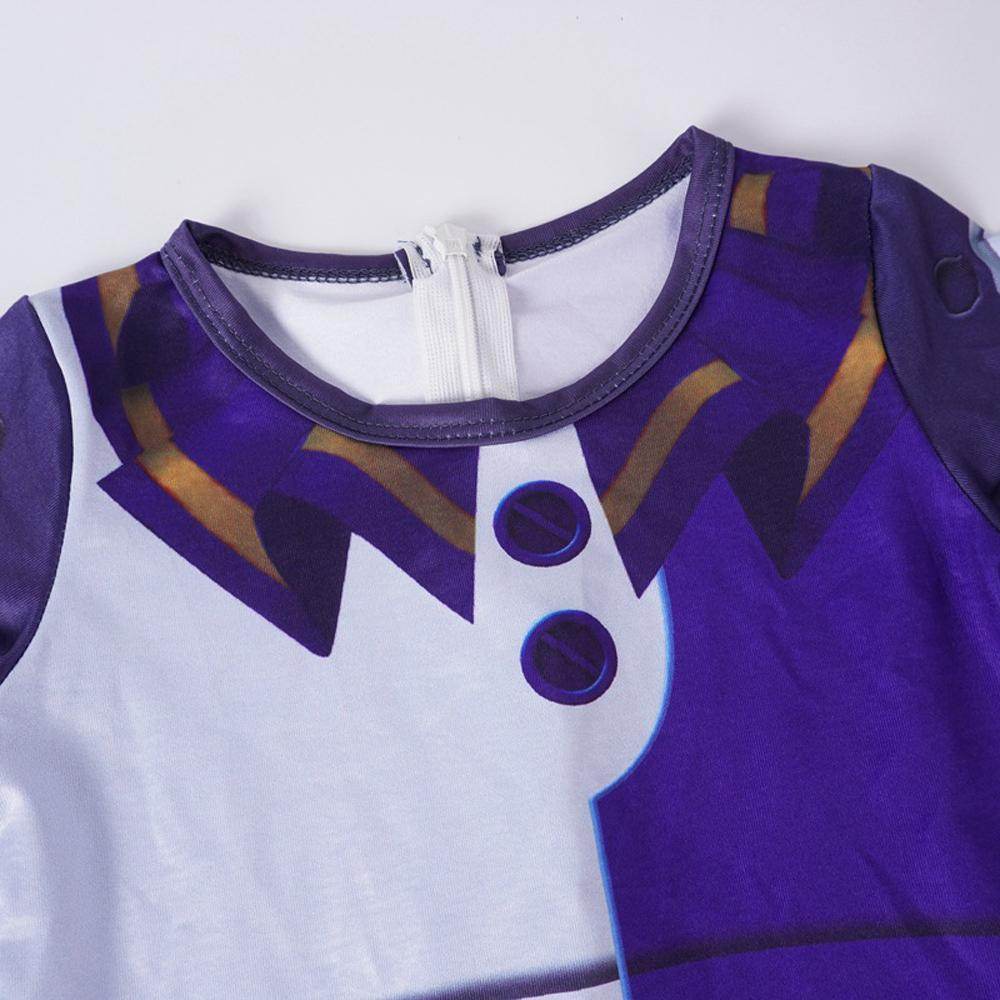 Moondrop Sundrop FNFA Cosplay Costume Outfit Sun Moon Clown Costume Halloween for Kids - zzcosplay