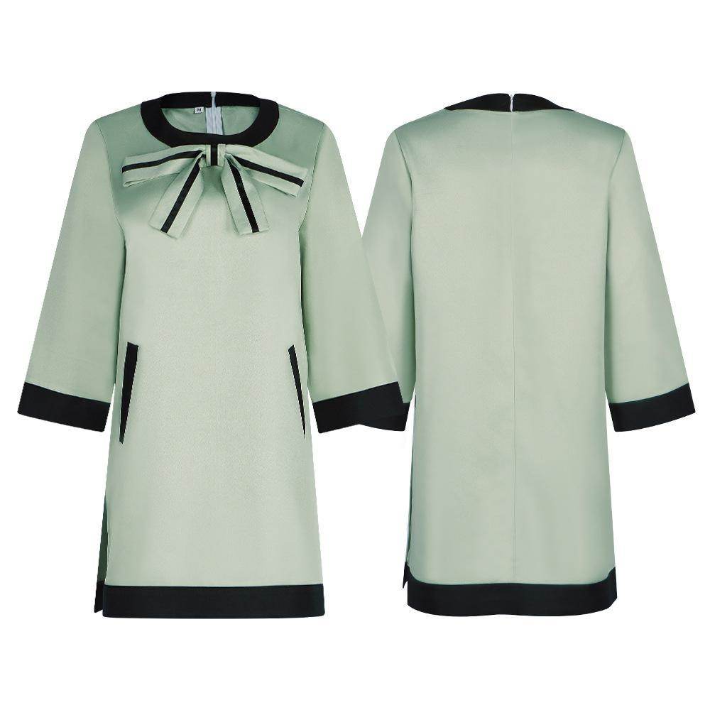 Movie The Queen's Gambit The same Beth Harmon dress cosplay for stage - zzcosplay