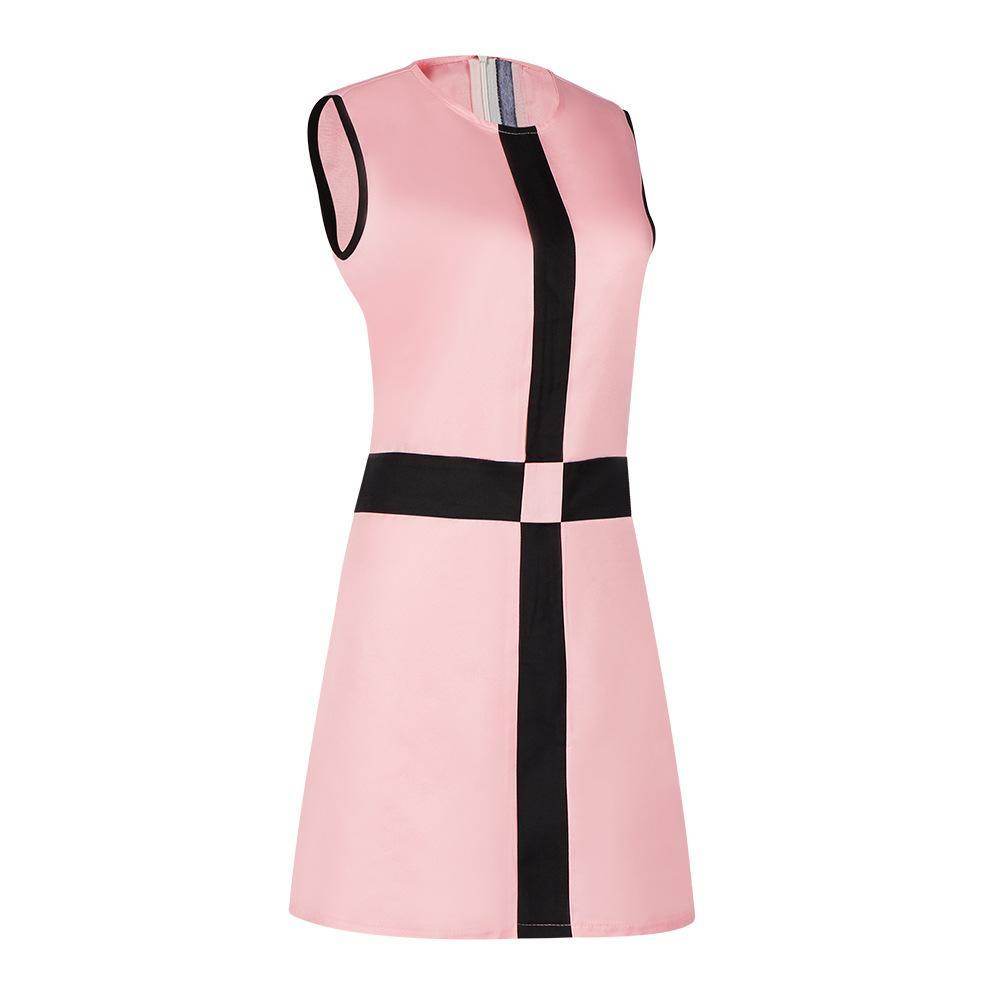 Movie The Queen's Gambit The same Beth Harmon dress cosplay for stage - zzcosplay