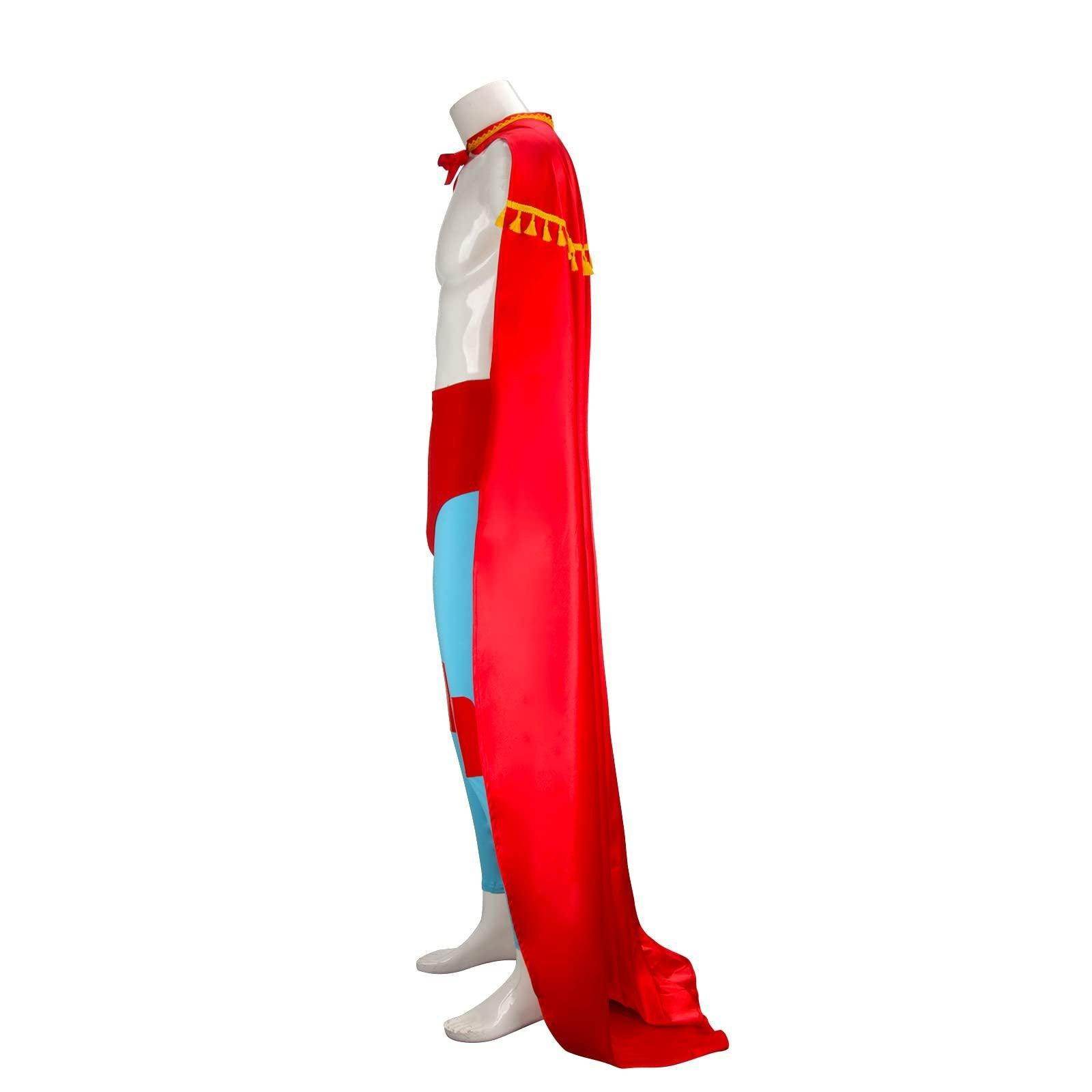 Nacho Libre Costume for Adults with Cape Headgear - zzcosplay