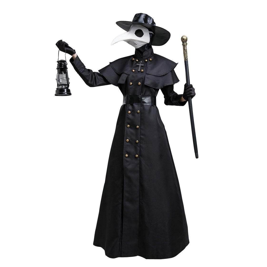 New costume plague doctor birdman long-mouth Halloween cosplay costume - zzcosplay