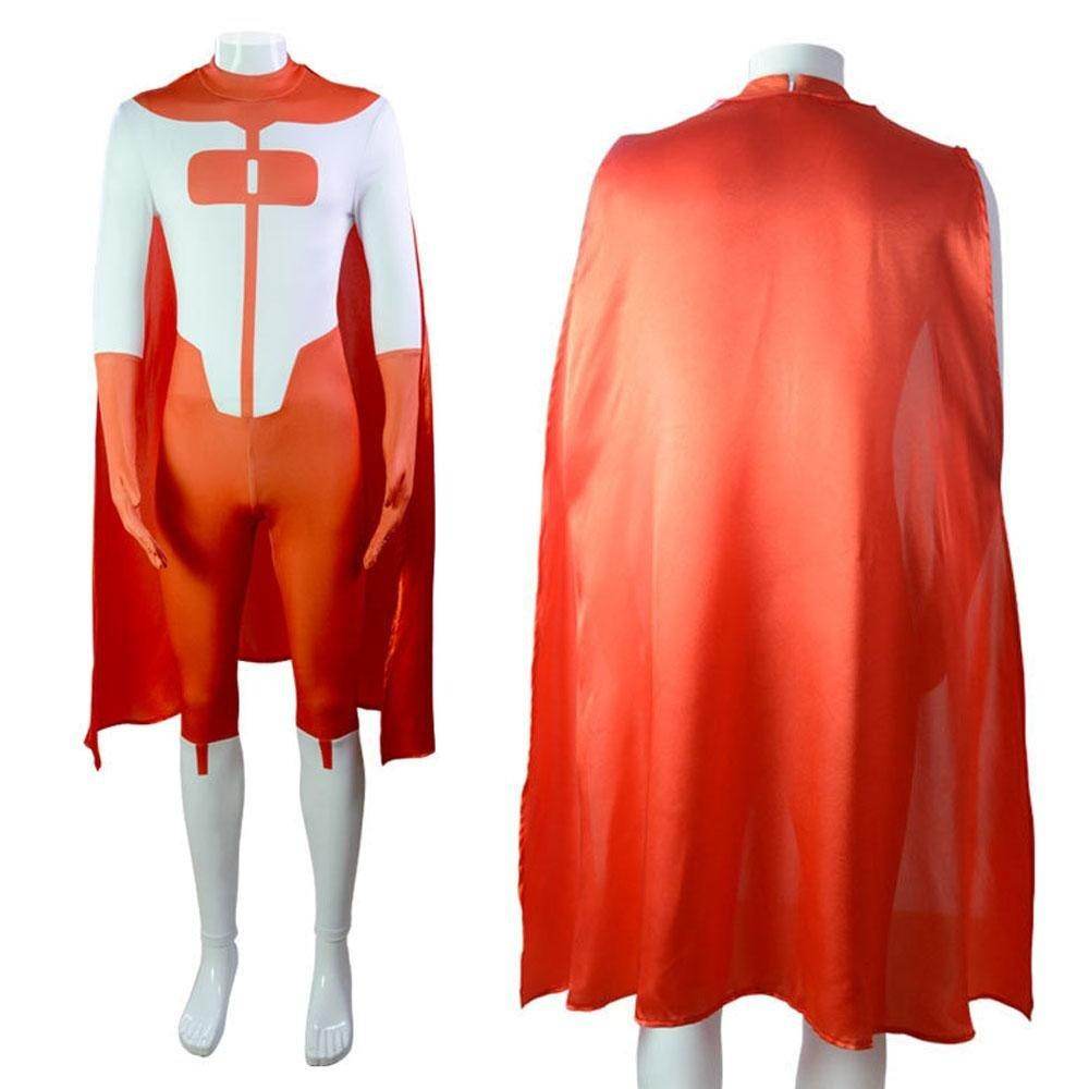 Omni-Man Invincible Costume Bodysuit Zentai Hero Cloak Cosplay - zzcosplay