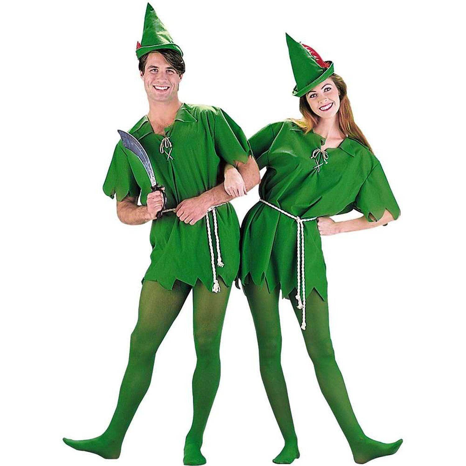 Peter Pan Robin Hood Storybook Adult Kid Dress Up Party Green Costume - zzcosplay