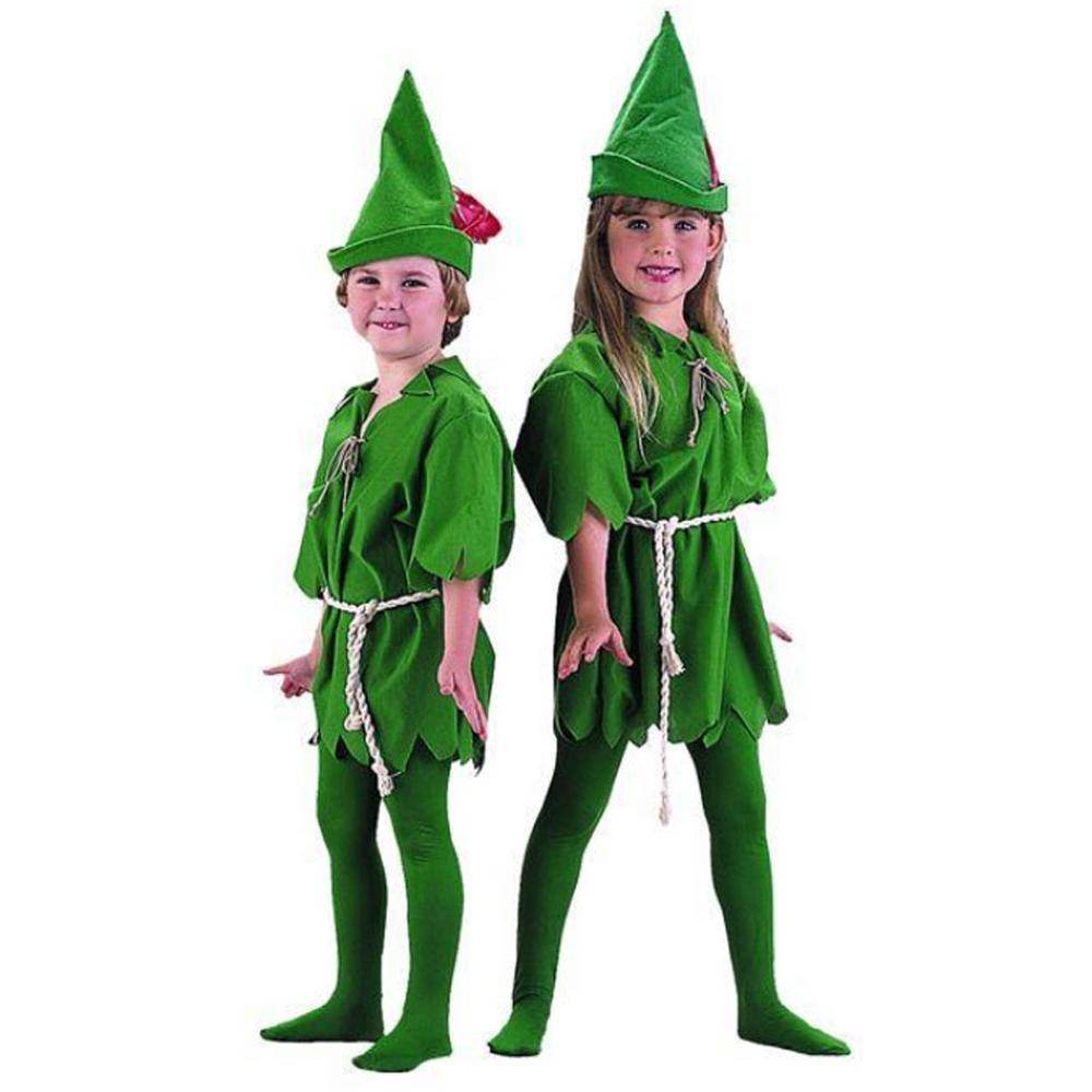 Peter Pan Robin Hood Storybook Adult Kid Dress Up Party Green Costume - zzcosplay