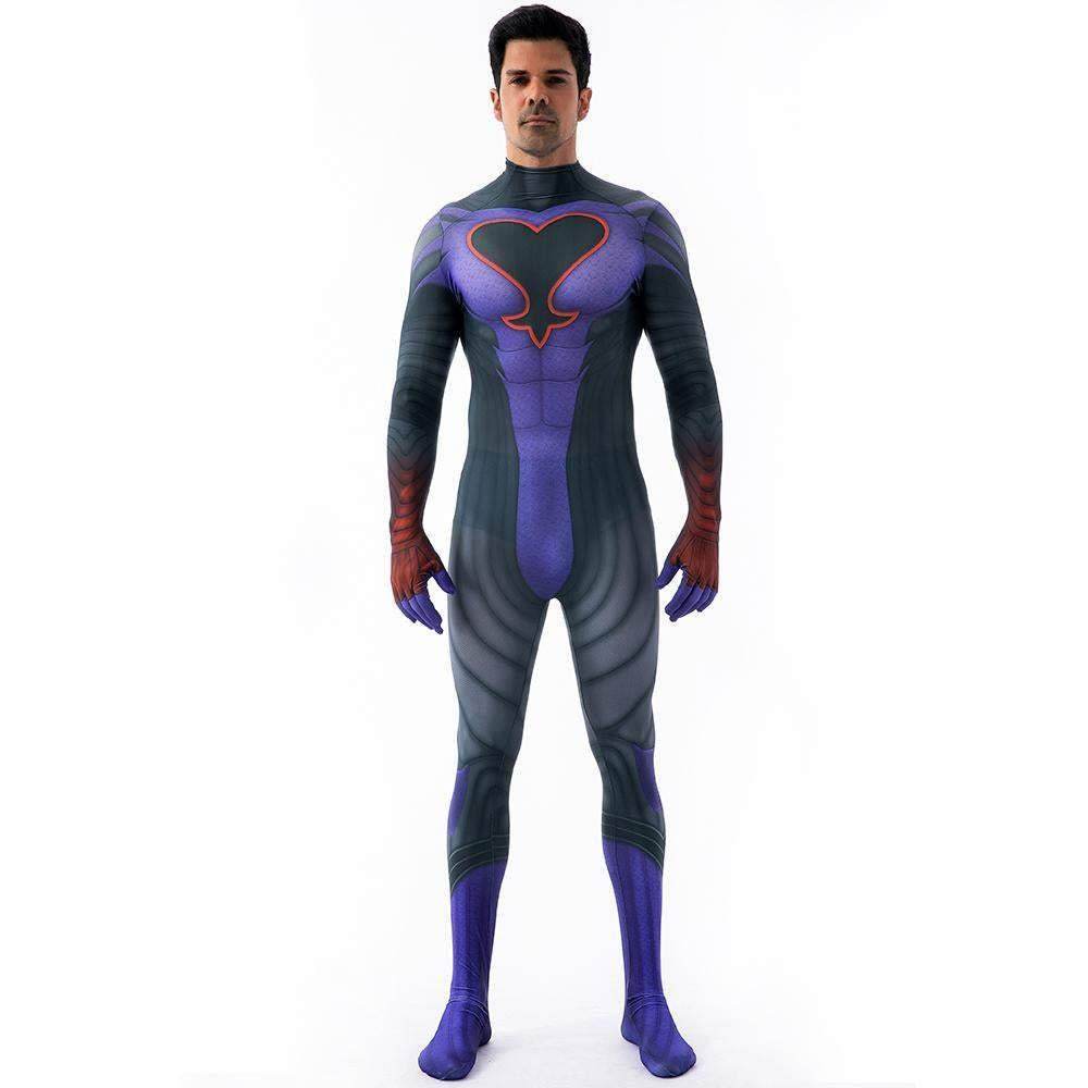 Replica Riku Costume Cosplay Halloween Jumpsuit Anime Tights Suit Zentai For Adult Kids - zzcosplay