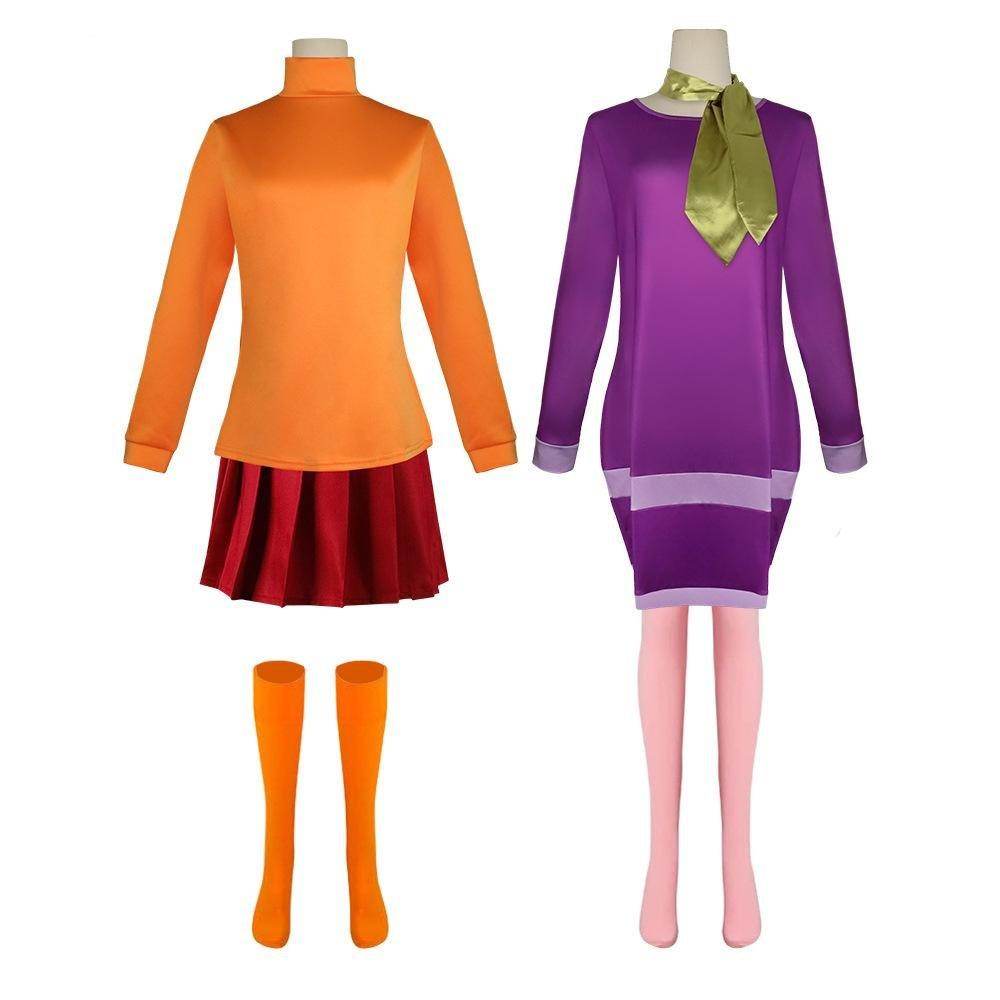 Scooby DooVelma daphne costume cosplay Halloween - zzcosplay