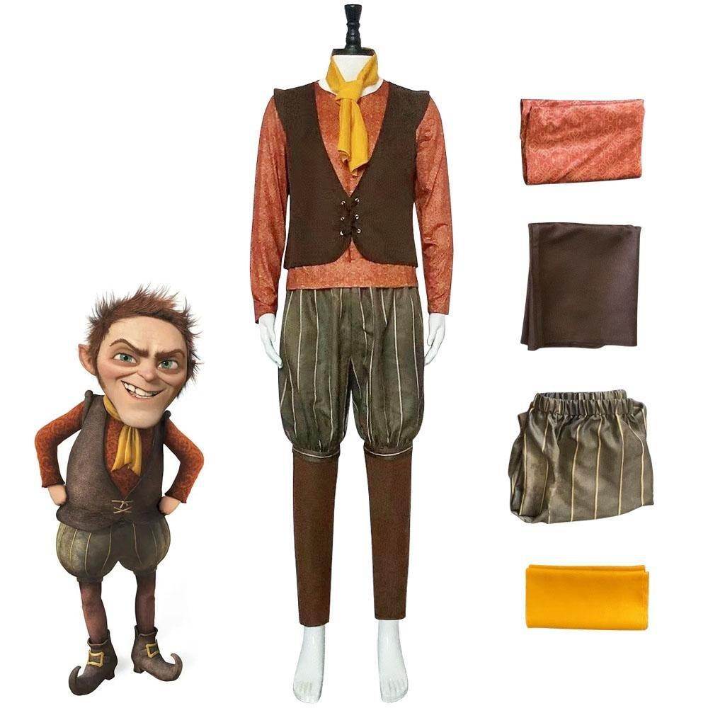 Shrek 4 Rumpelstiltskin king cosplay costume Halloween - zzcosplay