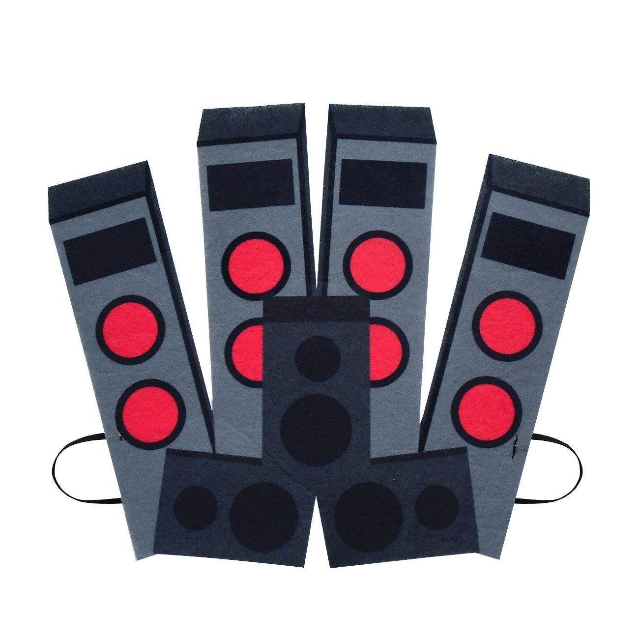 Skibidi Toilet Outfits Orange Jumpsuit Mask Titan Tv man Cosplay Costume For Kids - zzcosplay