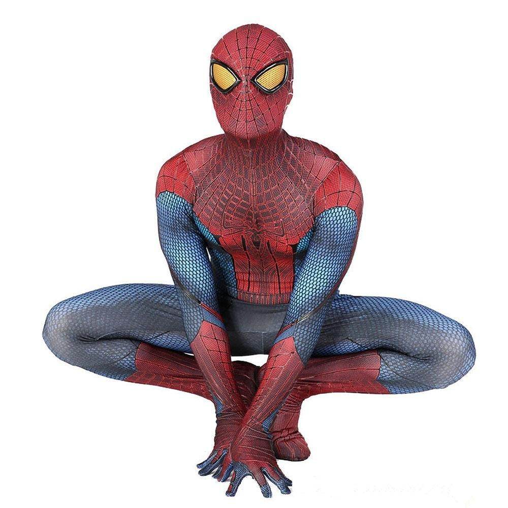 Spider-Man Peter B Parker Cosplay Costume Full Set Zentai Jumpsuit - zzcosplay
