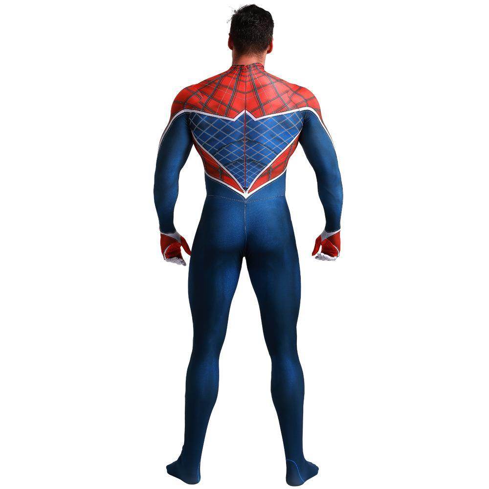 Spider-Man Punk Hobart Brown Cosplay Costume Jumpsuit Across the Spider-Verse Edition - zzcosplay