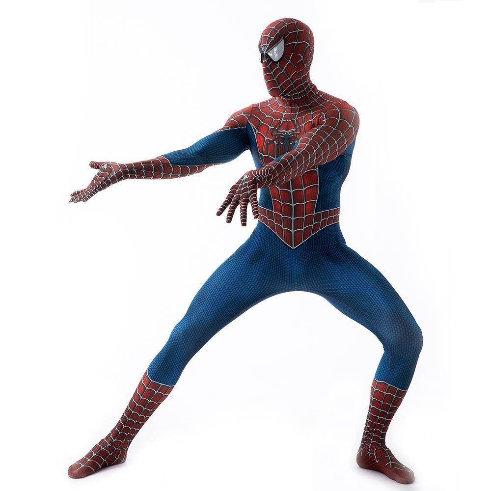 Spider-Man Tony Costume Cosplay Jumpsuit Superhero Bodysuit Tights Halloween - zzcosplay