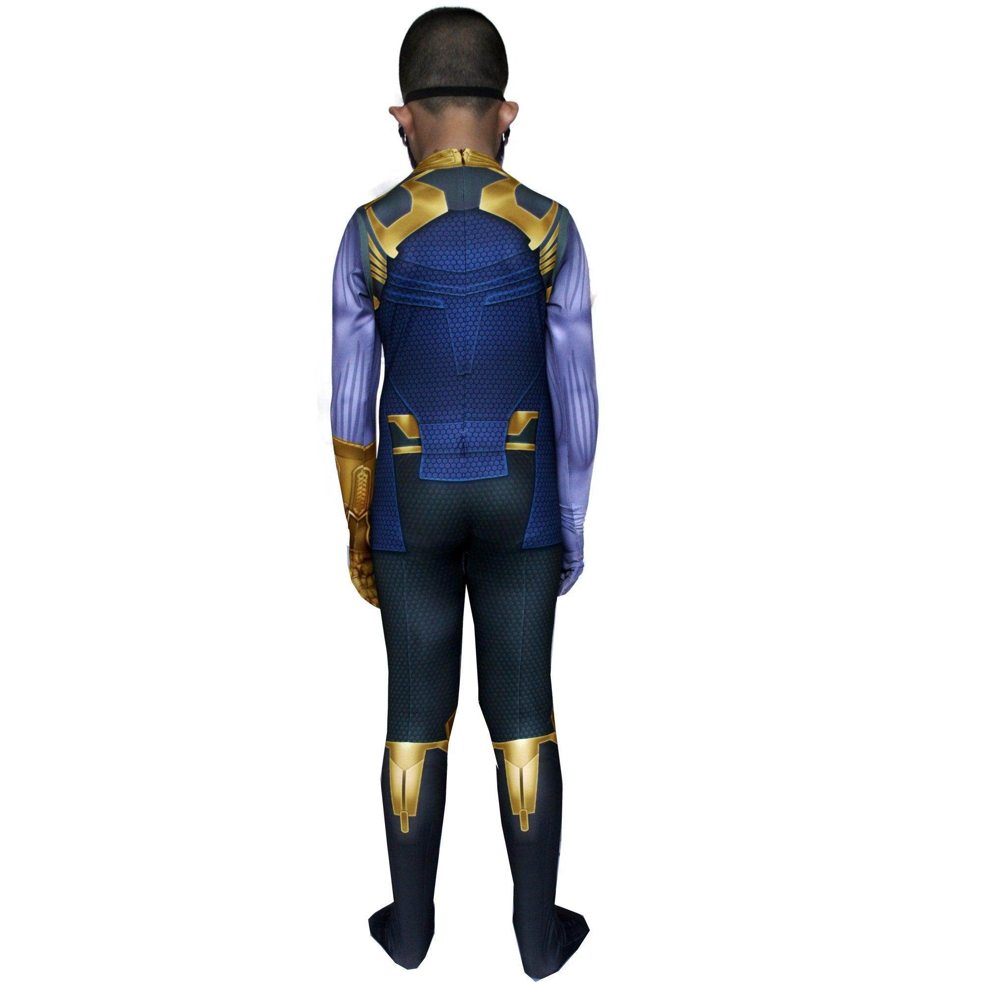 Thanos costume Jumpsuit bodysuits Avengers 4 with mask party cosplay Hallowwen - zzcosplay