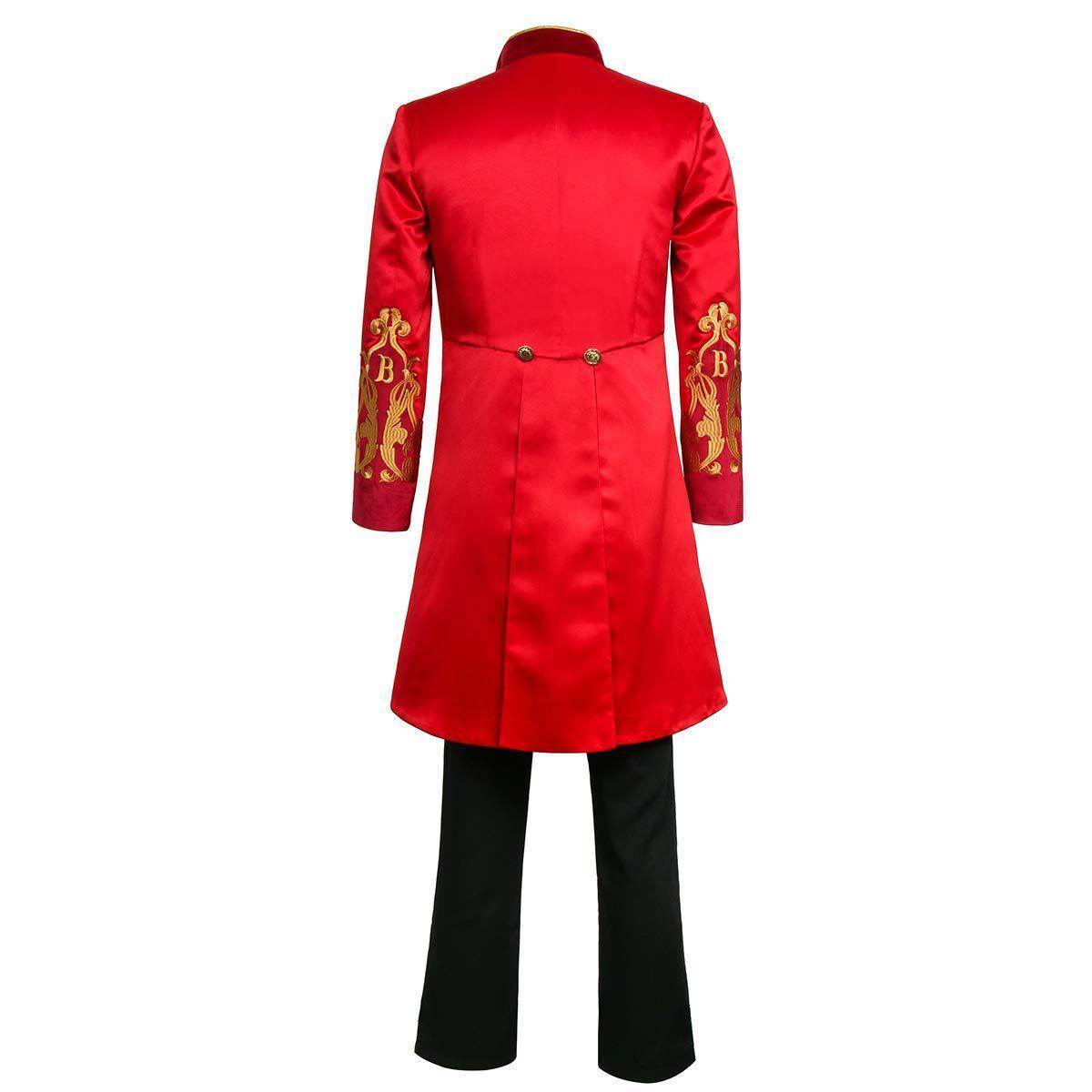 The Greatest Showman Cosplay Costume P.T. Barnum Red Suit - zzcosplay