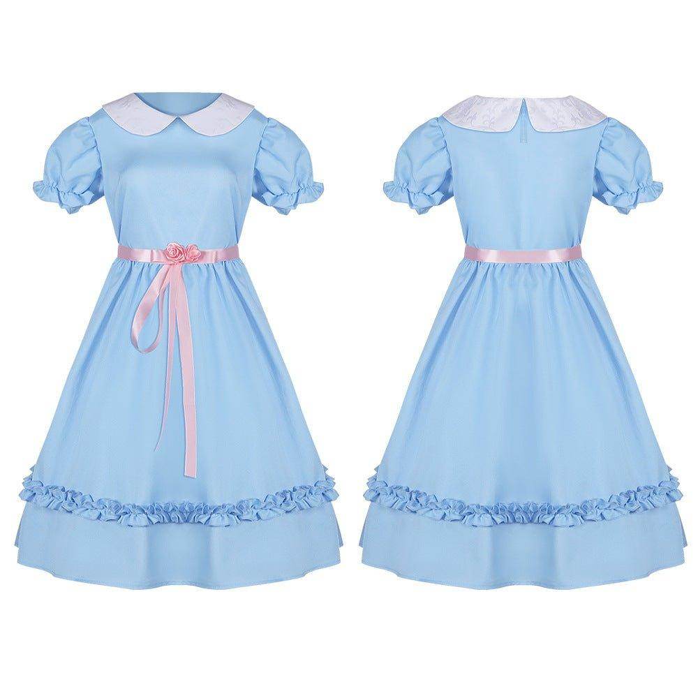 The Shining Twins Prom Dress Costume Cosplay Outfits Halloween Carnival Suit - zzcosplay