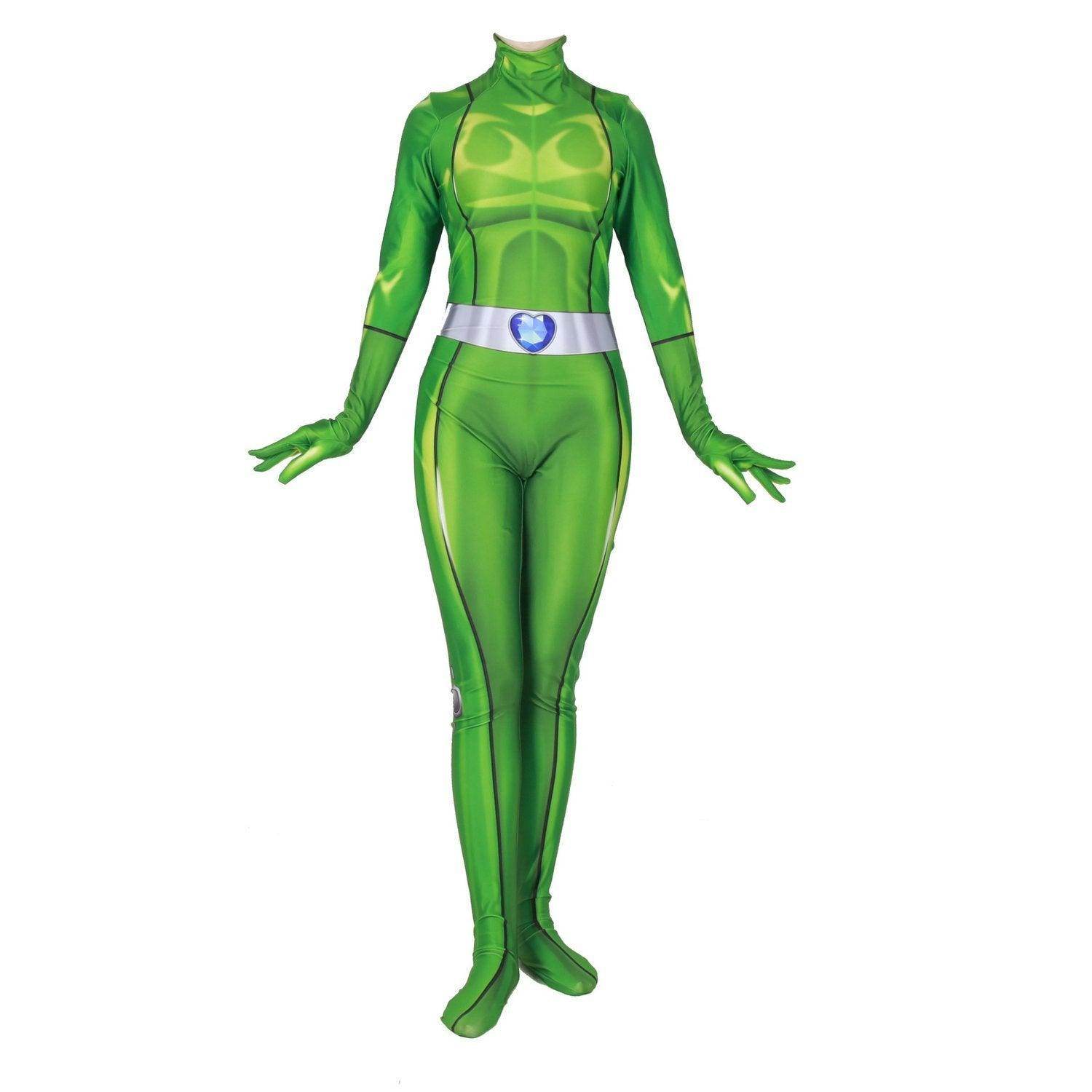 Totally Spies Giantess Costume Jumpsuit Anime Cosplay for Adult Kids - zzcosplay