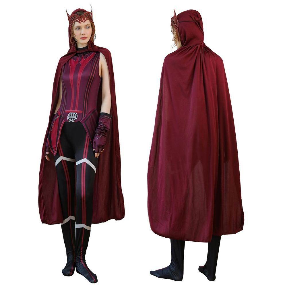 Wanda Scarlet Witch Hero Costume for Women - zzcosplay
