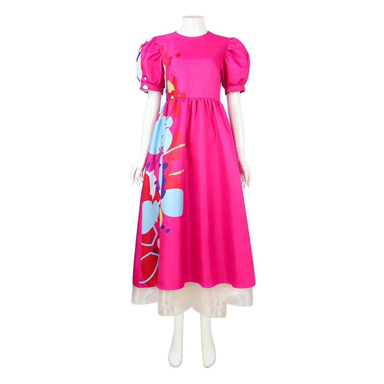 Weird Barbie Costume Movie Kate McKinnon Pink Dress Outfits Halloween Cosplay Adults - zzcosplay