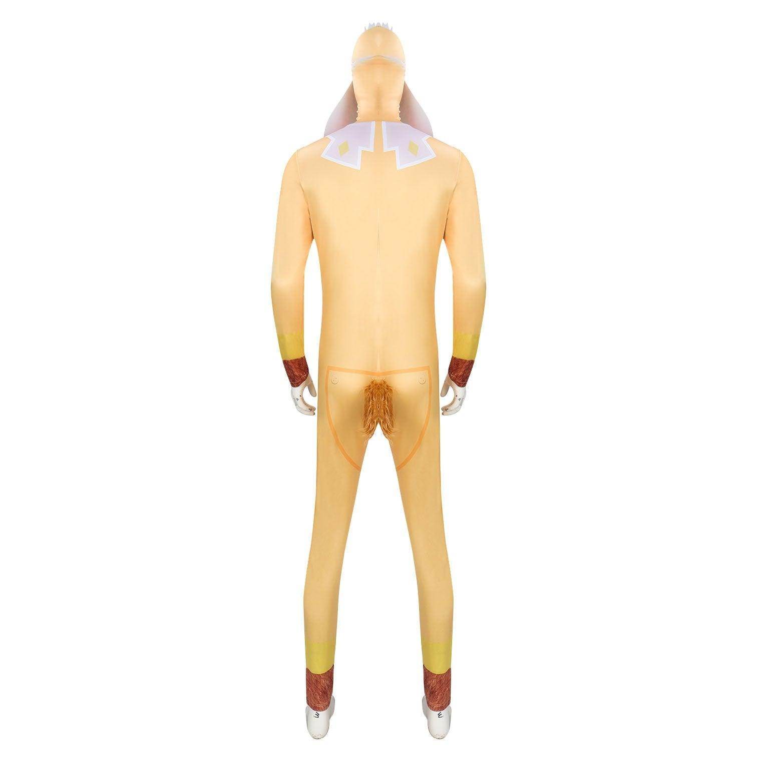 Wish Asha Valentino Cosplay Costume Adult Sheep Jumpsuit with Mask - zzcosplay