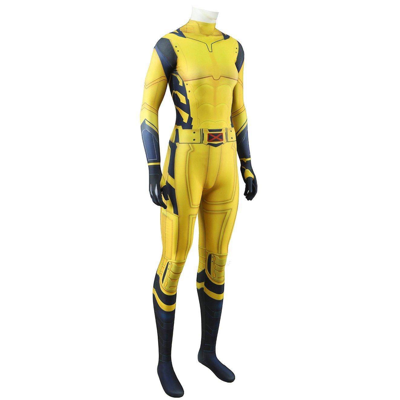 Women Wolverine Costume X23 Logan Halloween Cosplay Jumpsuit Deadpool 3 Dafne Keen Yellow - zzcosplay