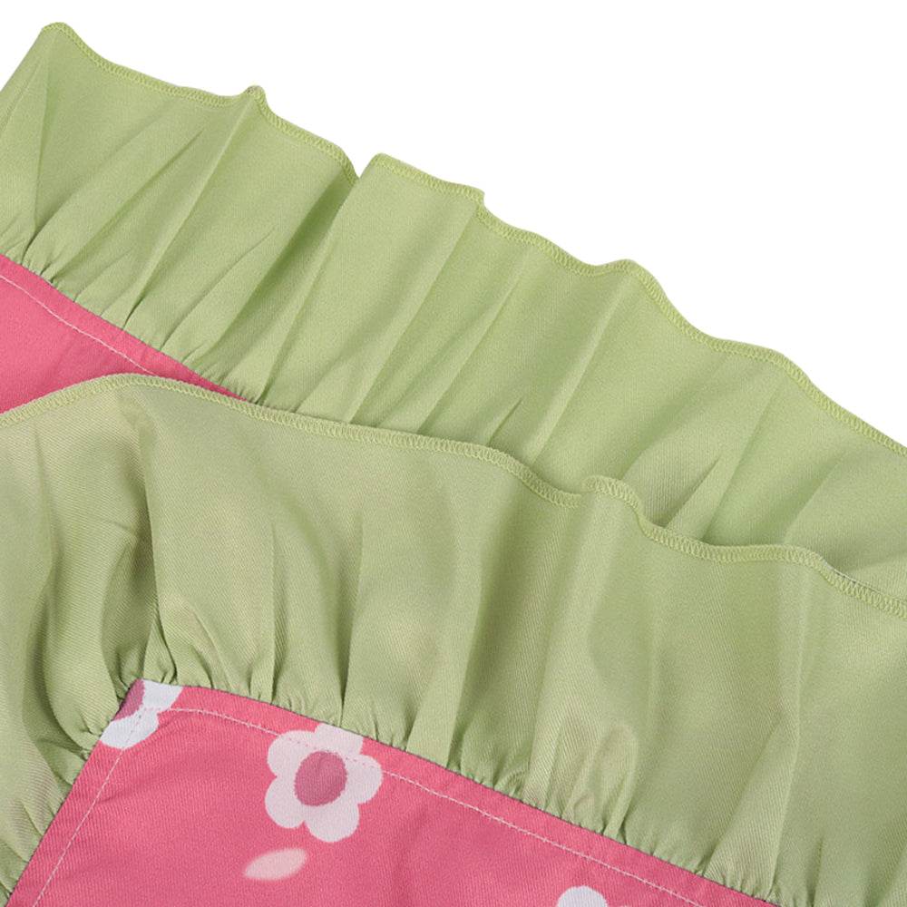 Kanroji Mitsuri Cosplay Costume Women Pink Kimono Party Carnival - zzcosplay