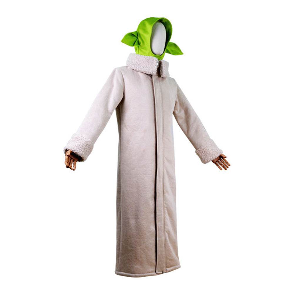 Baby Yoda Cosplay Costume Robe Hat Outfits Carnival Suit - zzcosplay