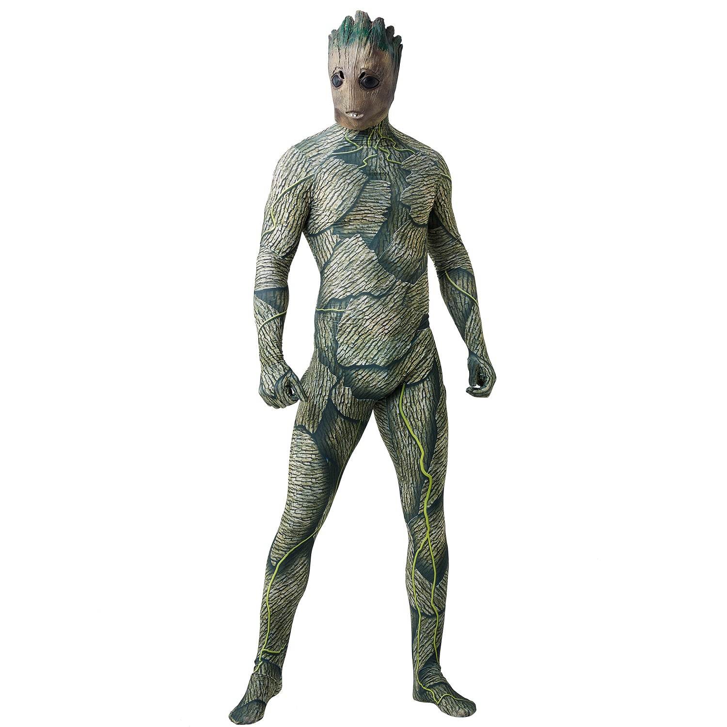 Groot Cosplay Costume Jumpsuit Zentai Party Carnival - zzcosplay