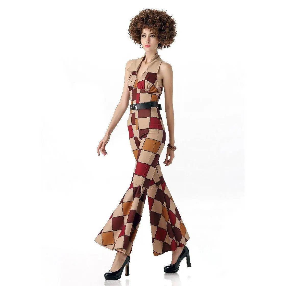 1920s Disco Stage Masquerade Fancy Dress Costumes Halloween For Women Men Leisure Suit - zzcosplay