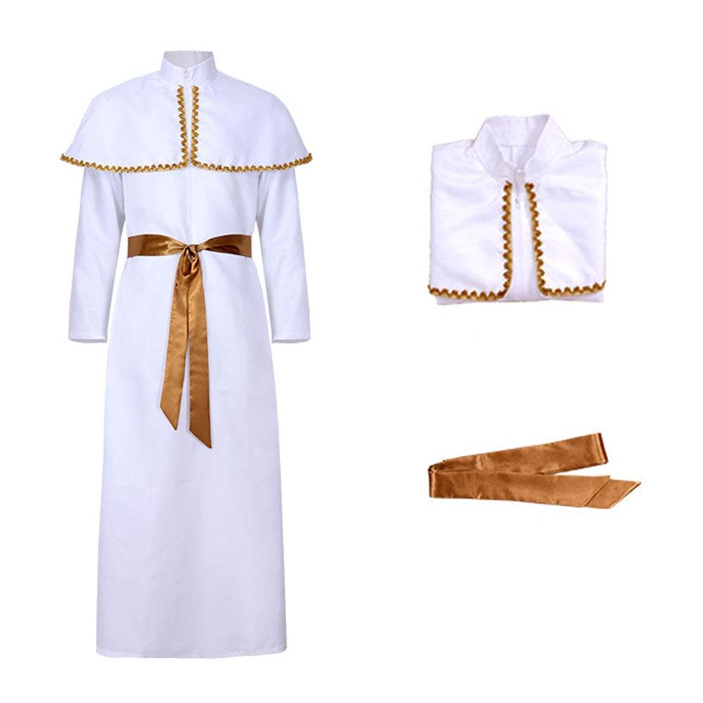 Men's Pope Costume Halloween Medieval Cosplay - zzcosplay