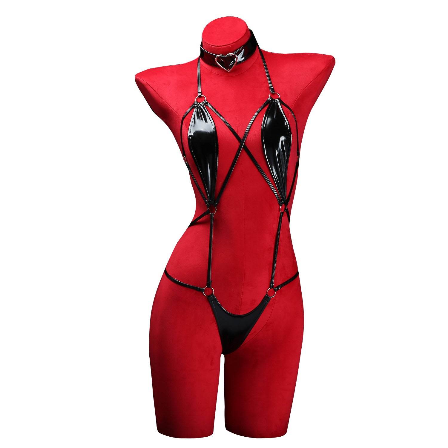 Sukumizu One-Piece Tie-Up Suit Costume - zzcosplay
