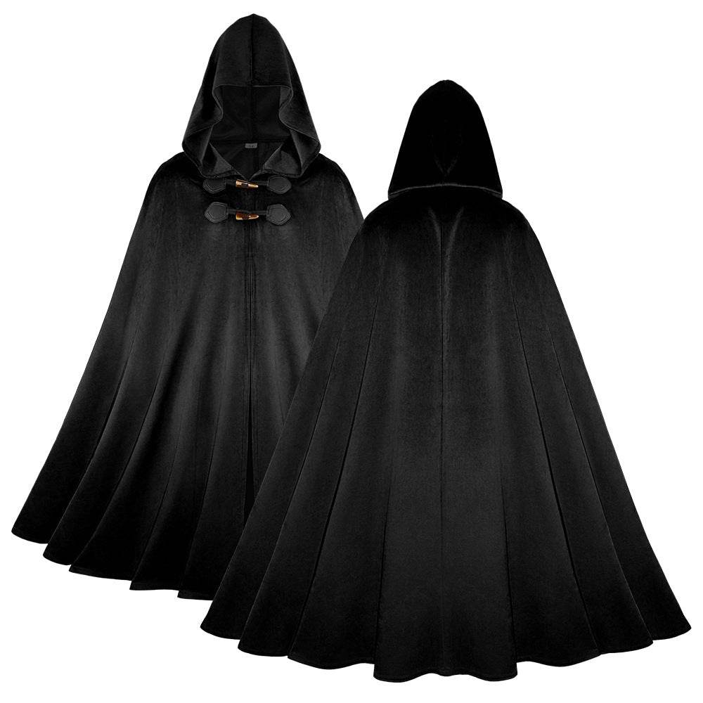 Medieval Suede Cape Halloween Retro Cloak Battle Warrior Role Play Cosplay Costume - zzcosplay
