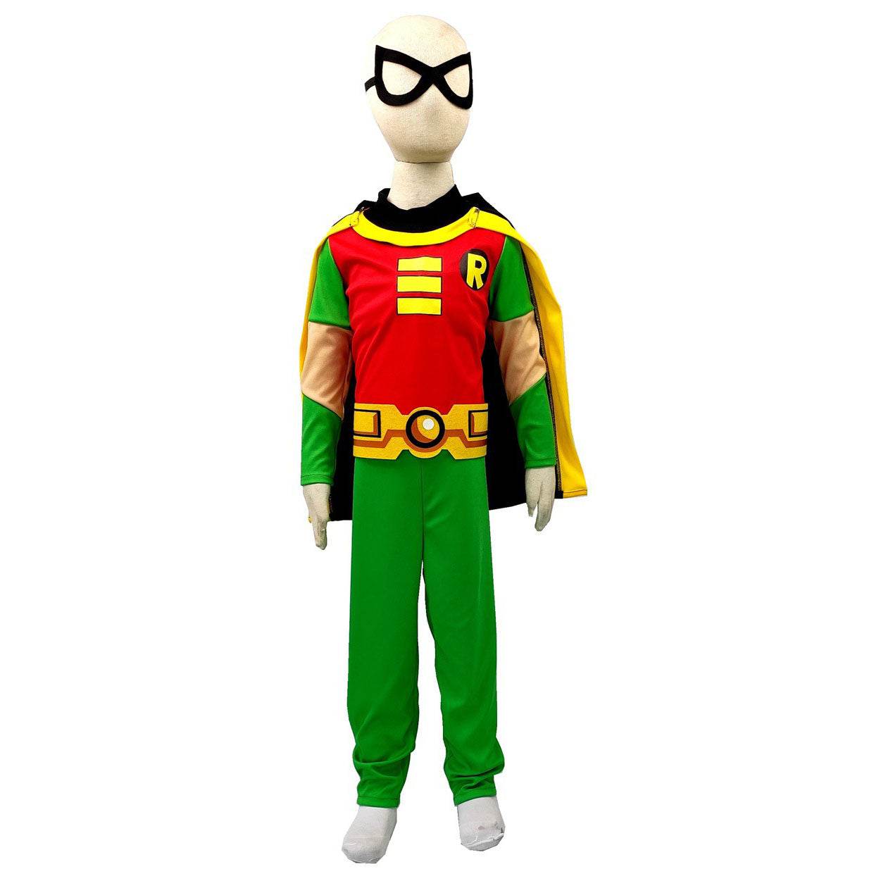 DC Teen Titans Robin Cosplay Costume Halloween For kids Child - zzcosplay