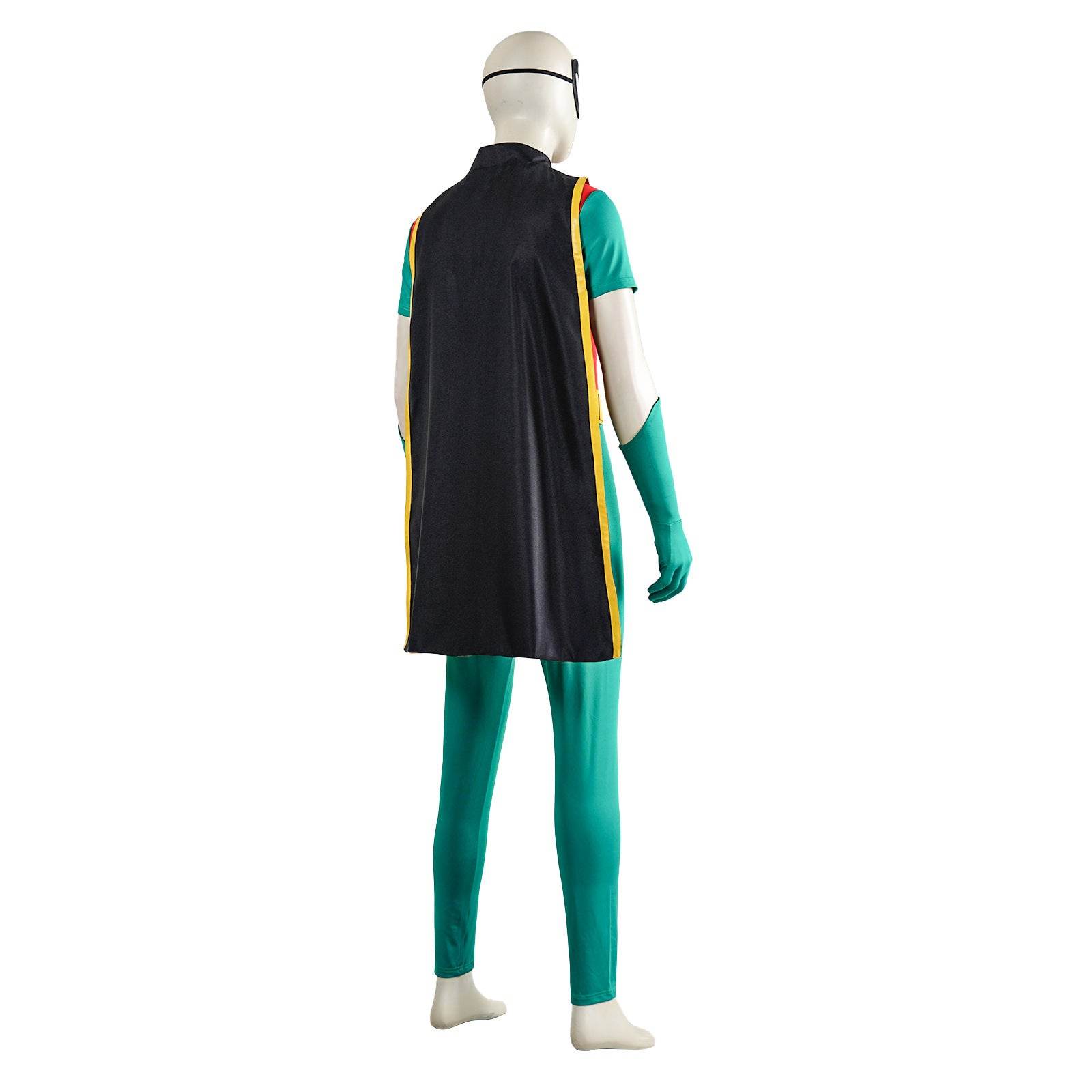 Teen Titans Robin Costume Super Hero Halloween For Adult Full Set With Cape - zzcosplay
