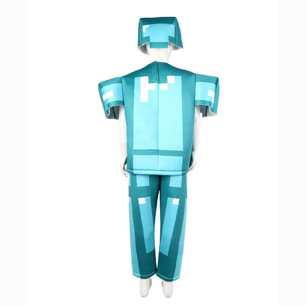 Minecraft Steve Costume for Kids Halloween - zzcosplay