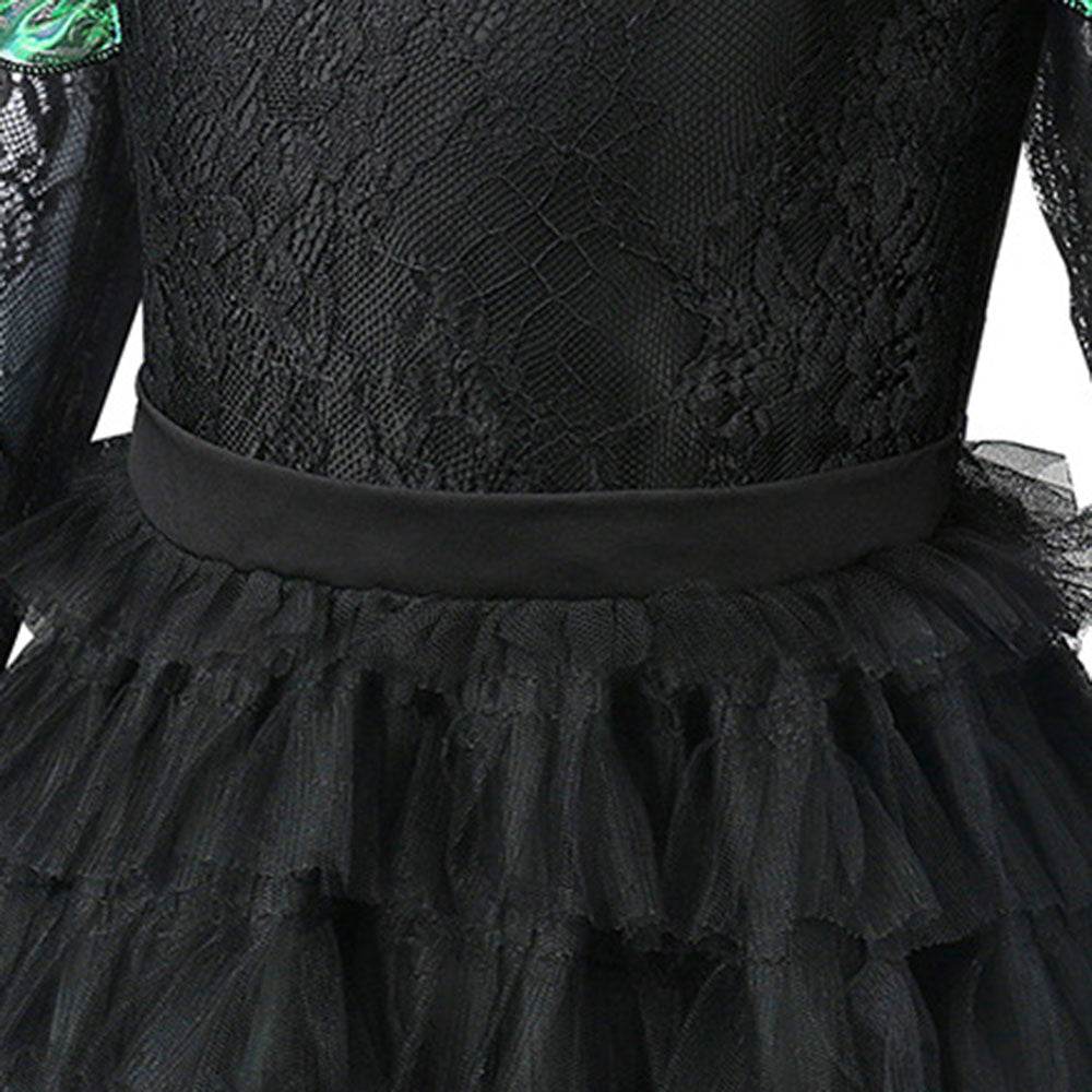 Wicked Black lace dress Halloween holiday party dress - zzcosplay