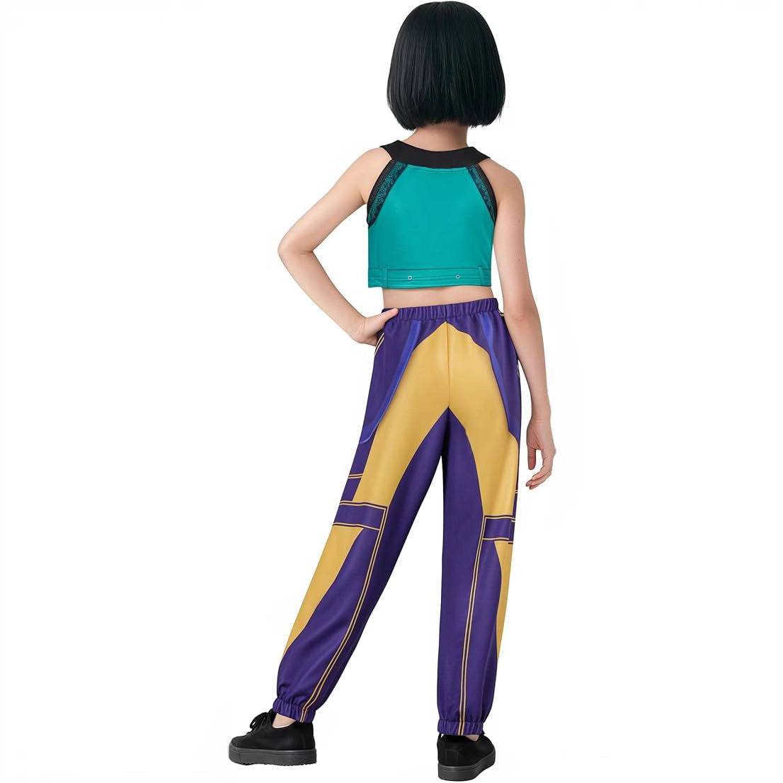 Movie KPop Demon Hunters Rumi Mira Zoey Cosplay Costume Dress Kids Girl Halloween - zzcosplay