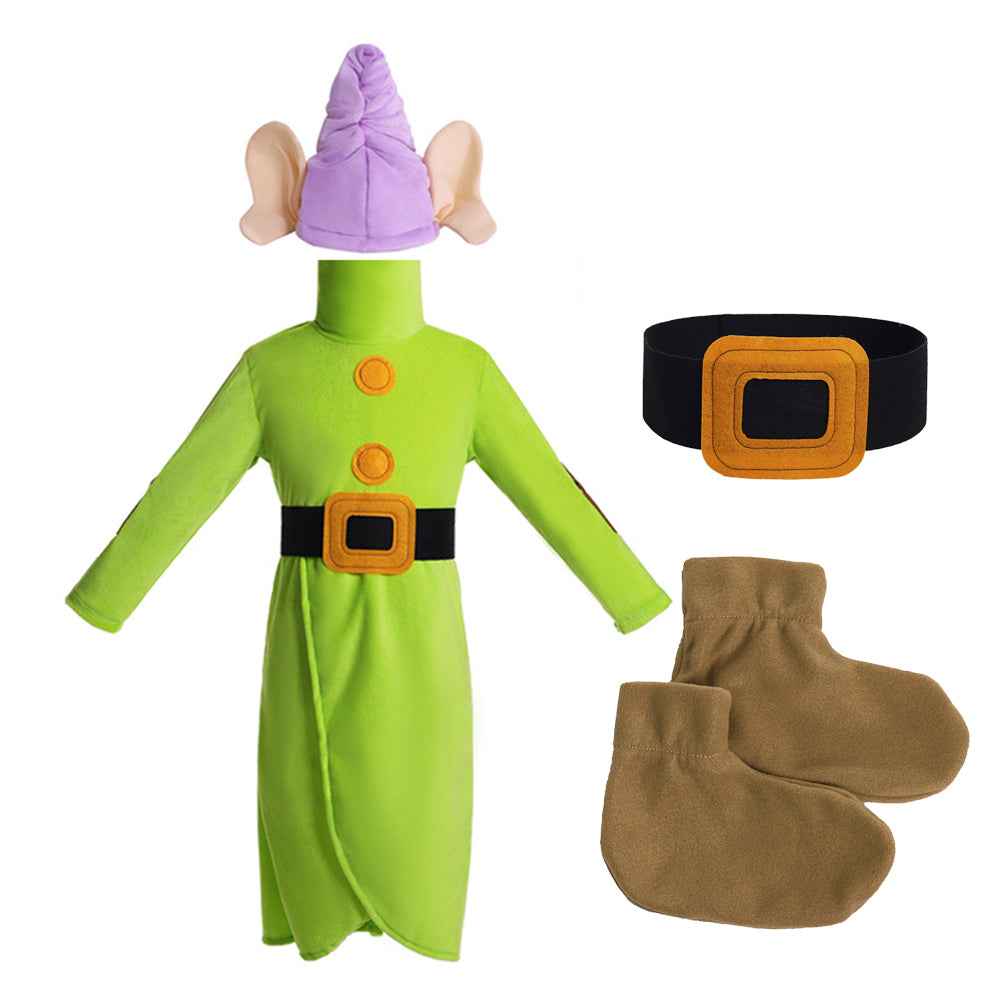 Snow White Dopey Costume for Toddlers Seven Dwarfs Cosplay Halloween