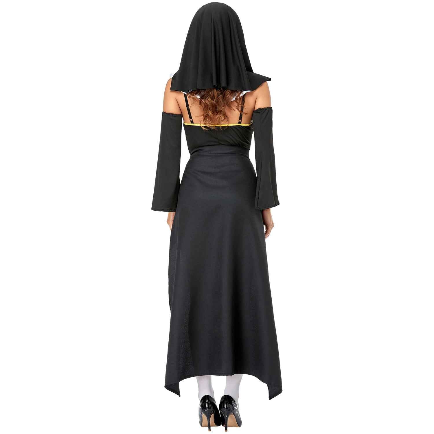 Women Vampire Nun Costume Halloween
