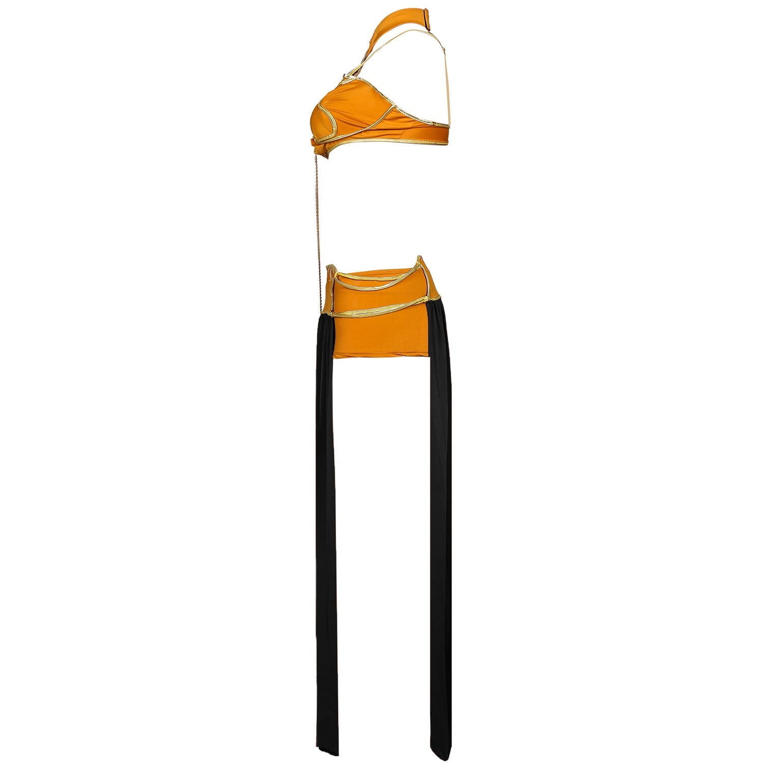 Leia Costumes Princess Slave Queen Dress Star Wars Cosplay Halloween - ZZCOSPLAY