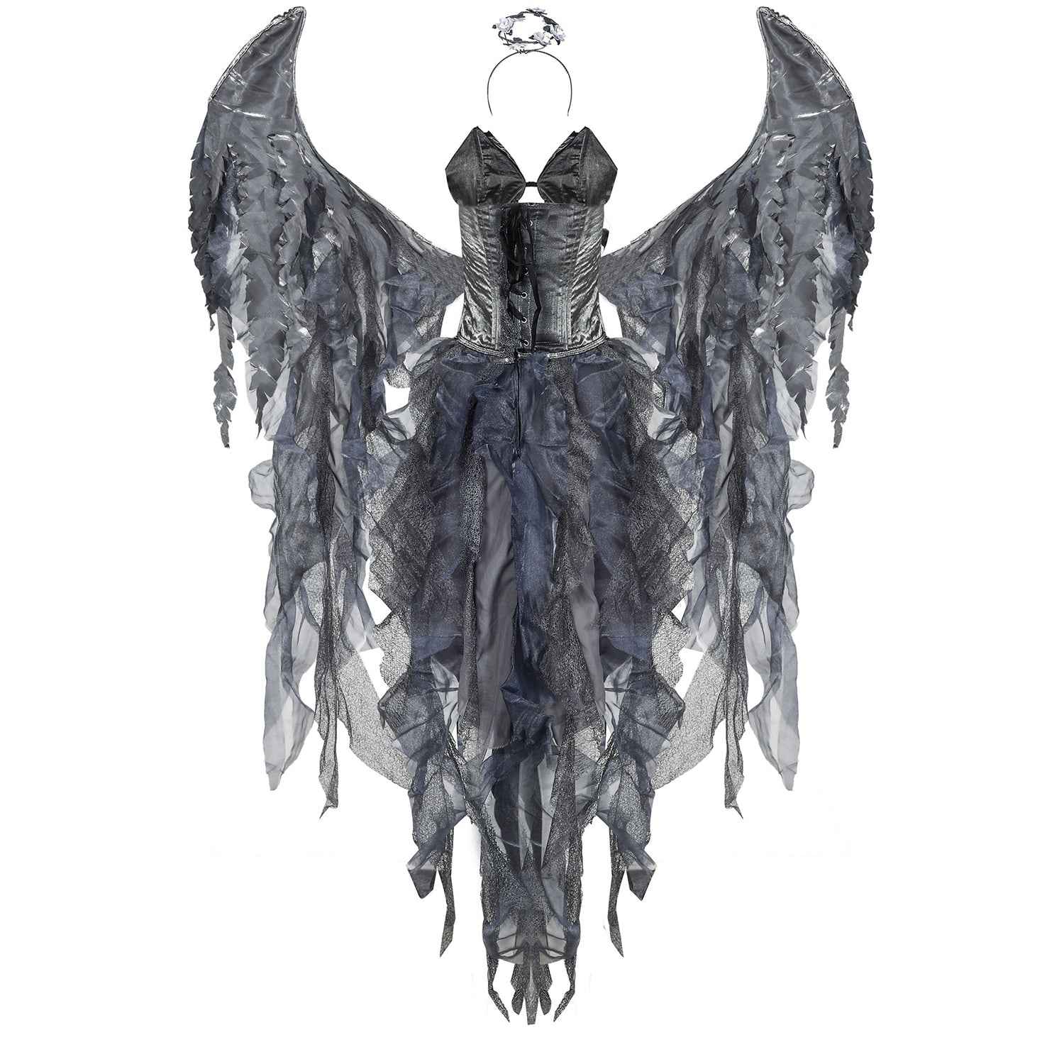 Deluxe Heavenly Angel Costume With Wing For Women