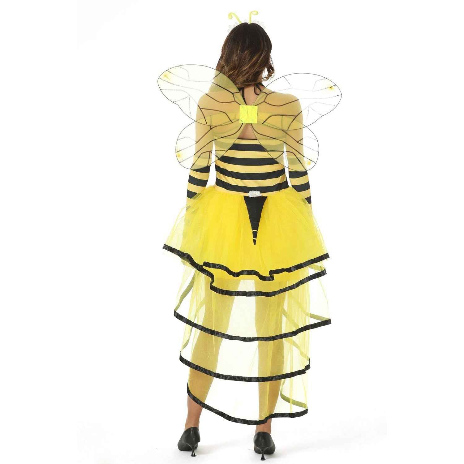 Deluxe Women Queen Bee Dress Halloween Costume