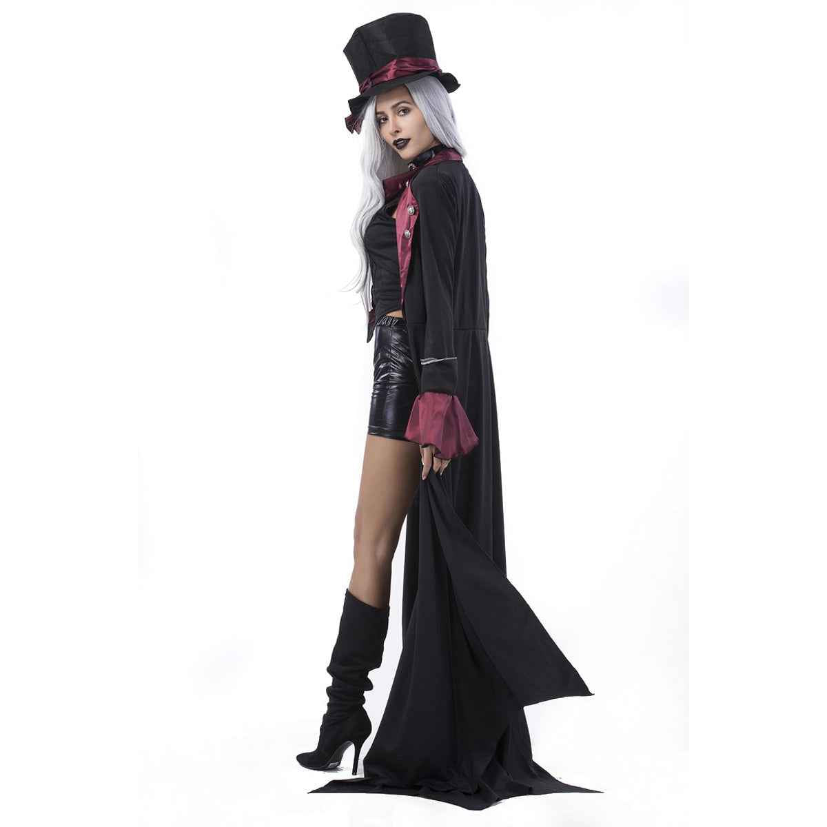 LUSTY VAMPIRE Witch Queen Long Dress Party Uniform DS Costume