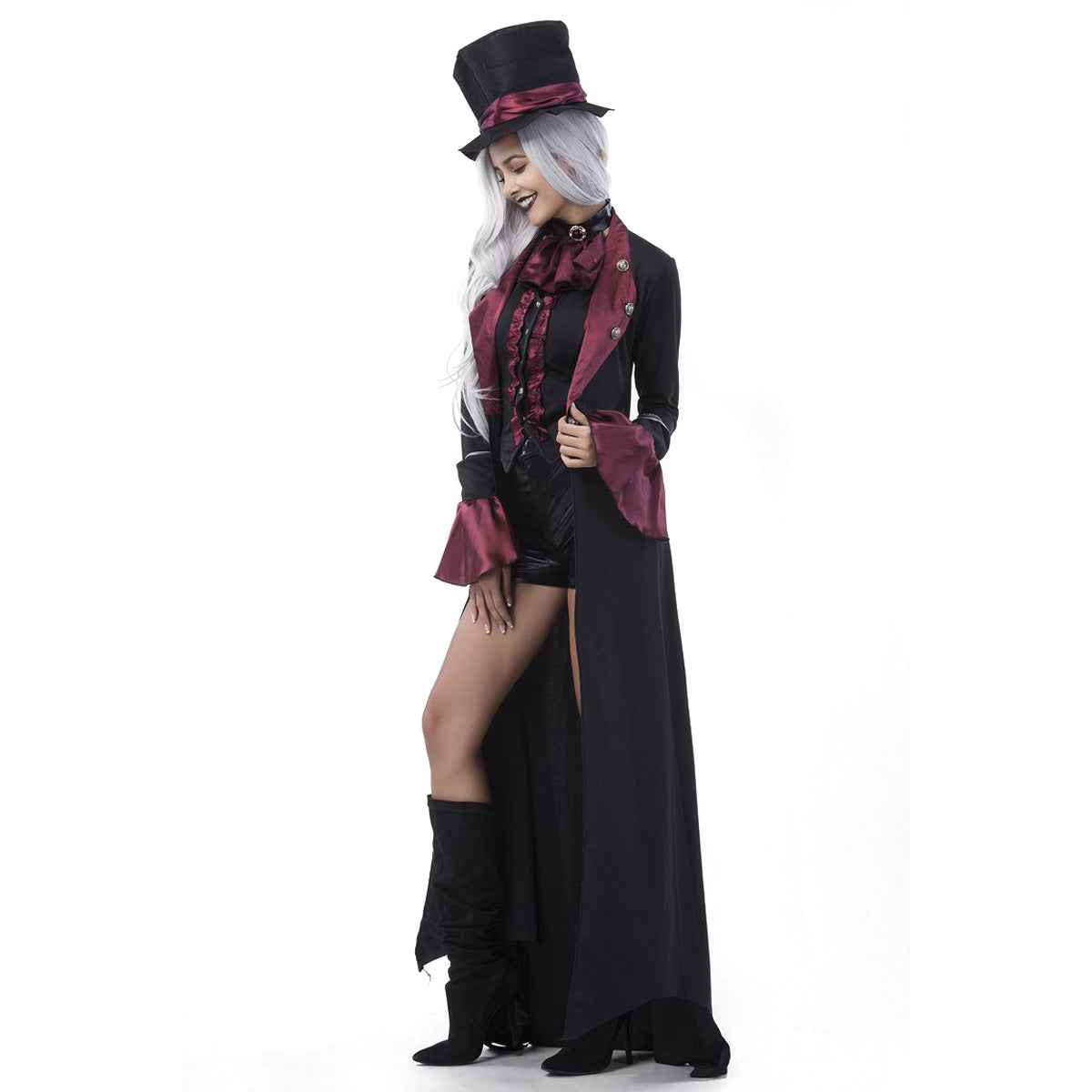 LUSTY VAMPIRE Witch Queen Long Dress Party Uniform DS Costume