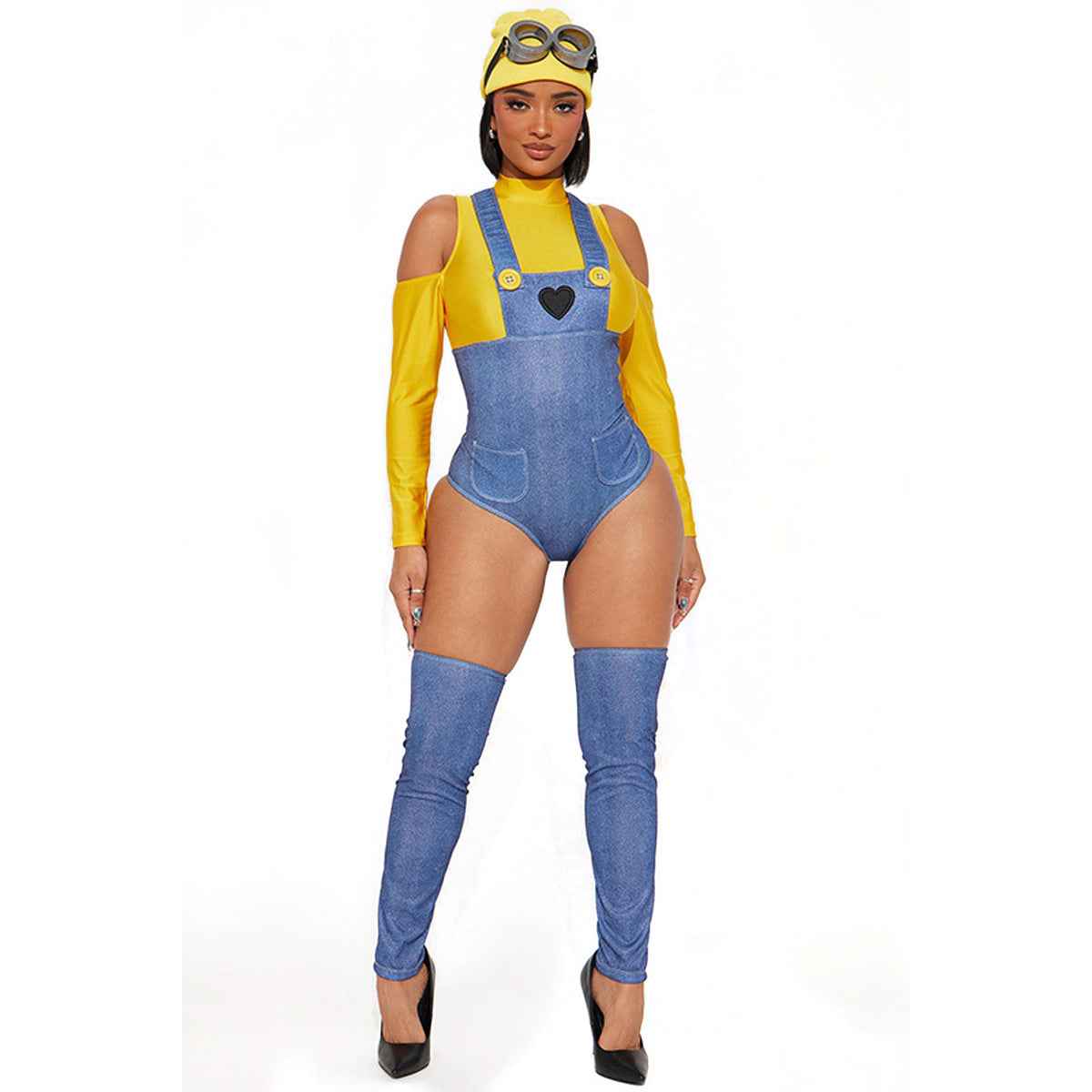 Despicable Me Minions Character Costumes Suit Nightclub For Women