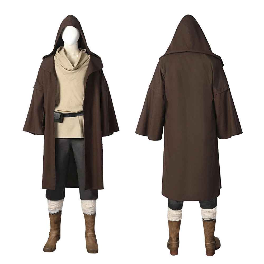 Obi Wan Kenobi Cospaly Costume Star Wars Suit Halloween Outfit