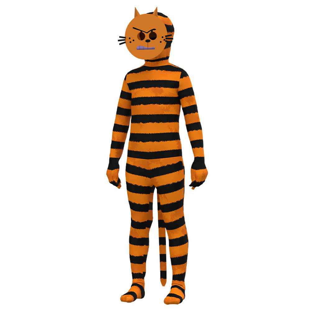 Dog Police Man Petey Cat Fancy Dress Costume Bodysuit With Hat