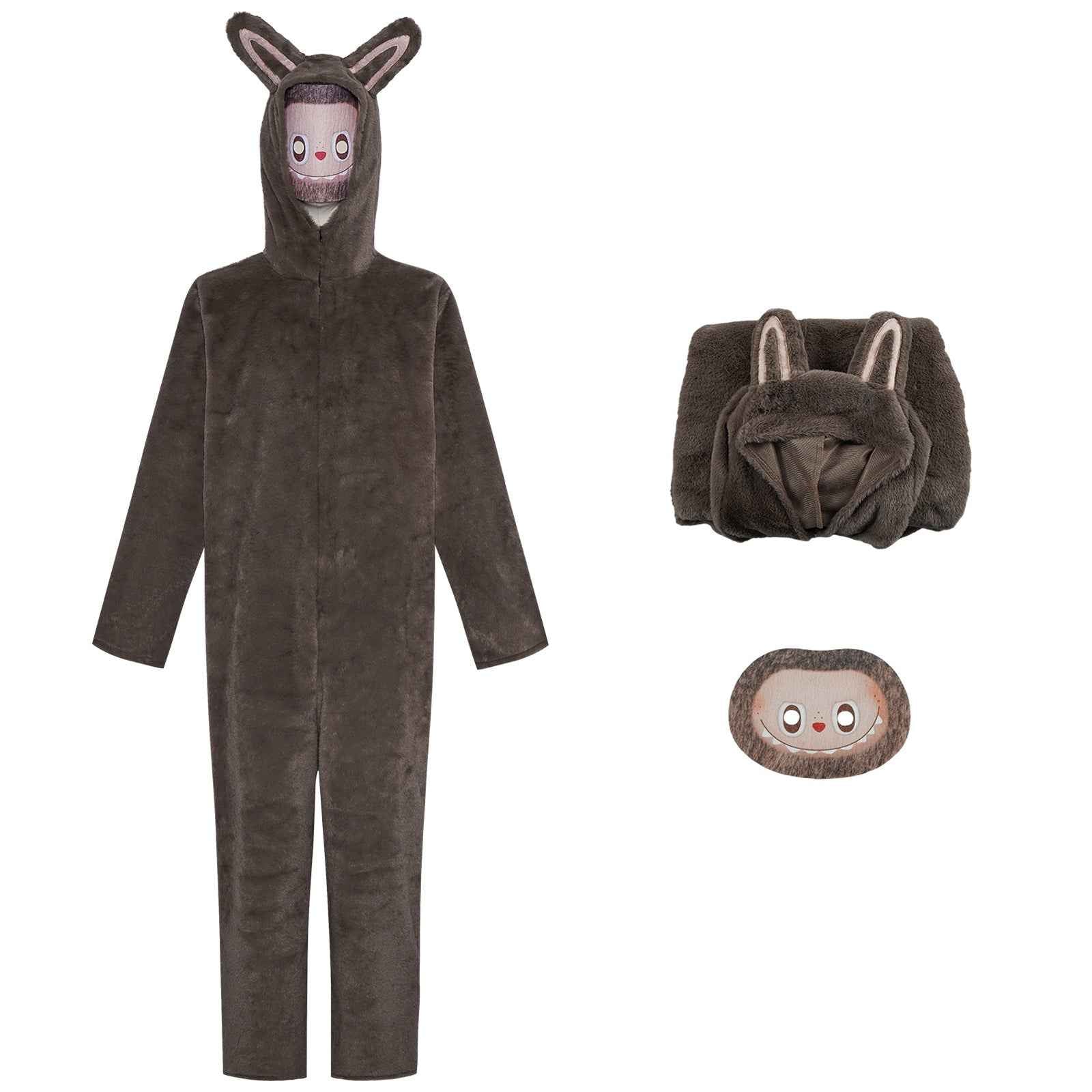 Labubu Cosplay Costume Jumpsuit Party Fancy Dress Bodysuit For Kids Adult Halloween