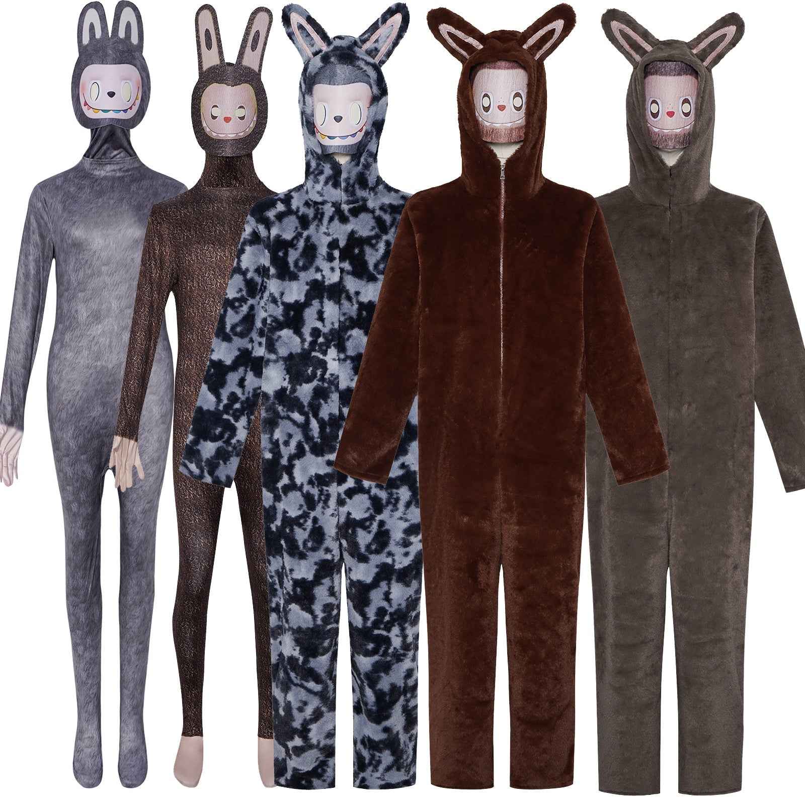 Labubu Cosplay Costume Jumpsuit Party Fancy Dress Bodysuit For Kids Adult Halloween