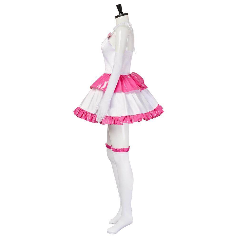 70s Perfect Blue Mima Kirigoe Cosplay Costume Red and Pink Dresses for Women - zzcosplay
