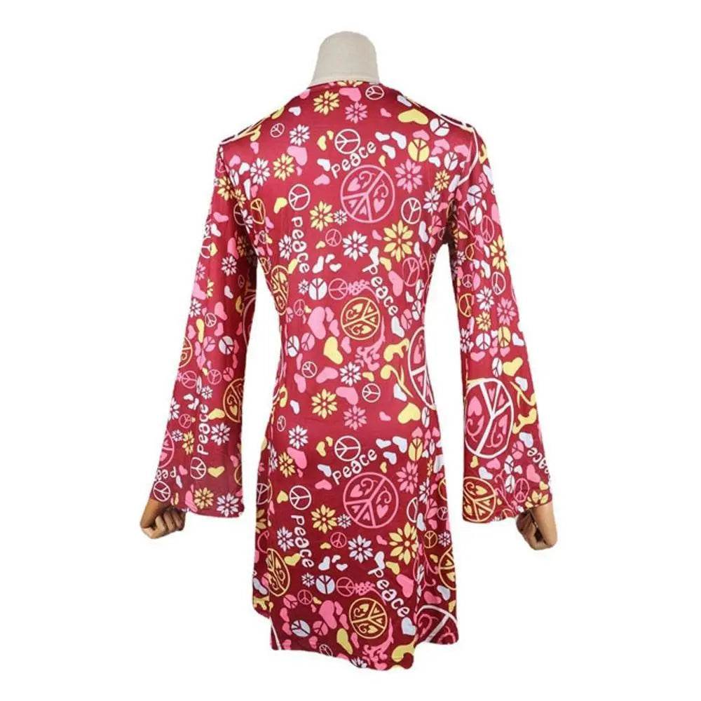 Adult Peace and Love Hippie Costume Party Halloween Women's Tassel - zzcosplay