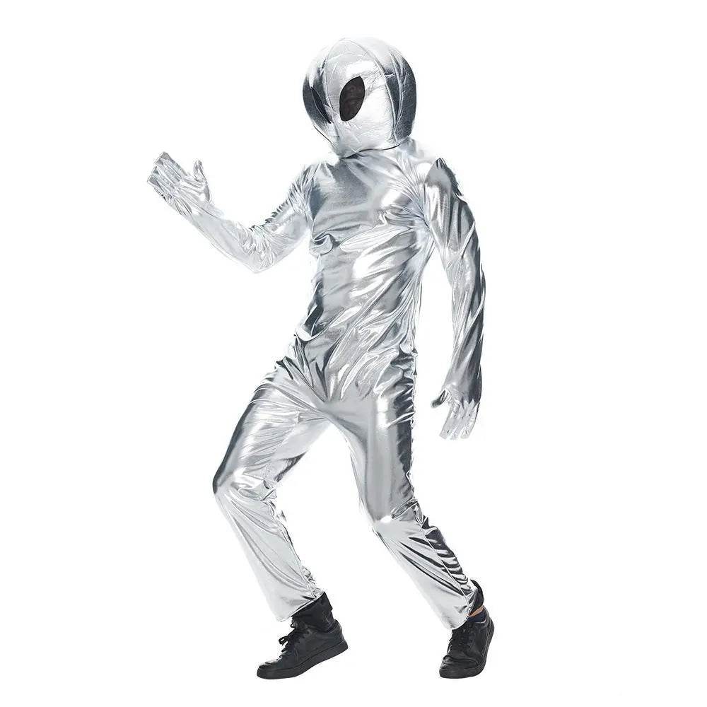 Alien Funny UFO Astronaut Cosplay Costume Outfits Halloween Carnival Suit - zzcosplay